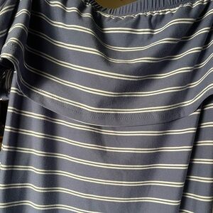 Off Shoulder Striped dress